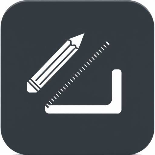 Icon of a pencil and ruler
